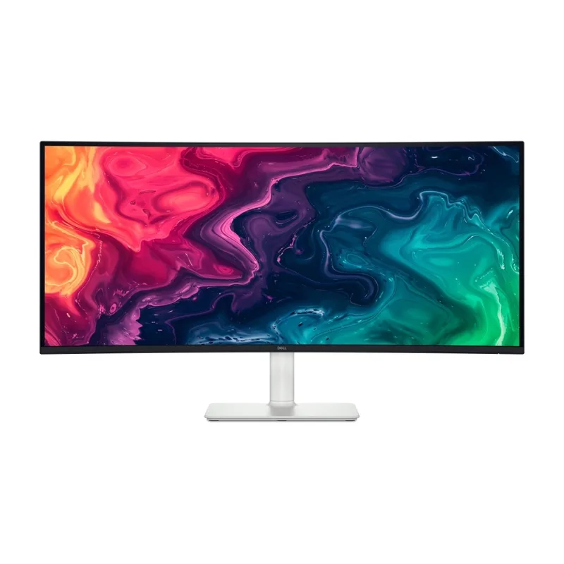 34" Dell Plus S3425DW, Curved VA 3440x1440, 5 ms, 120Hz, HDR10, höjdjusterbar, 2xHDMI/DP/USB-C 65W, högtalare, USB 3.2-hubb