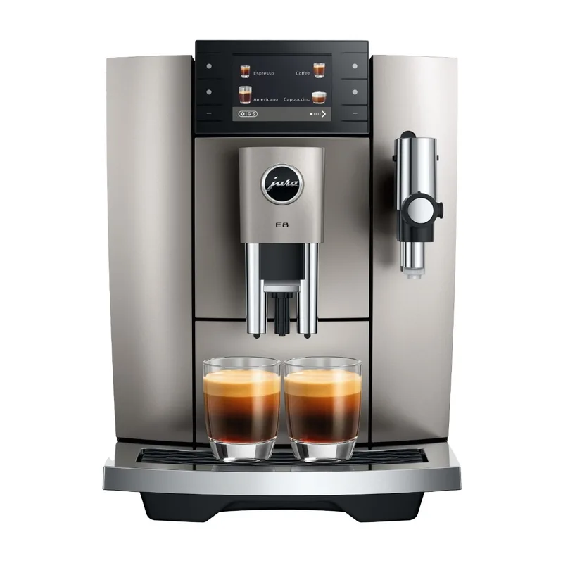 Jura E8 (ED) kaffemaskin, Midnight Silver