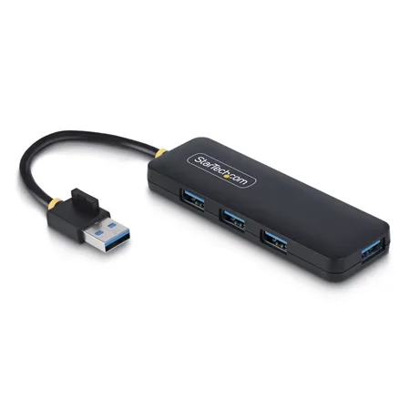StarTech.com 4-ports USB-A-hubb, 5 Gbps, busmatad