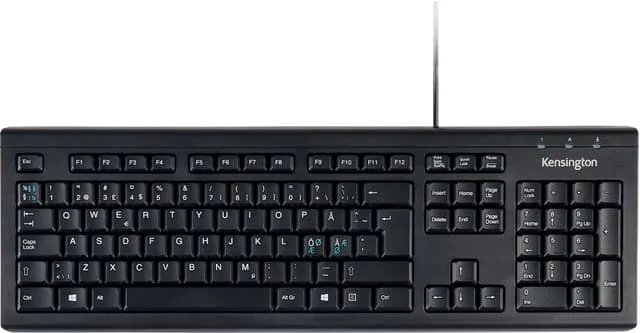 Kensington ValuKeyboard trådbundet tangentbord