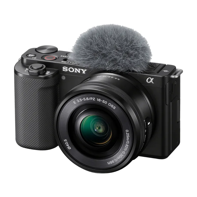 Sony ZV-E10 kamerakit med SELP1650-objektiv