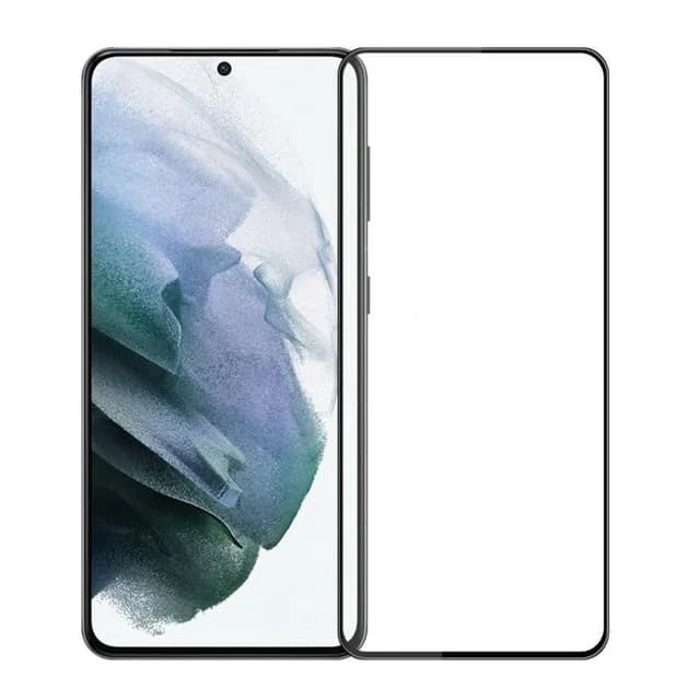 Skalo Samsung S21 FE Heltäckande Skärmskydd Härdat Glas