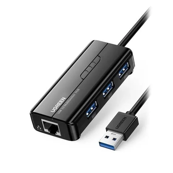 24 USB-Hub med Ethernet-port