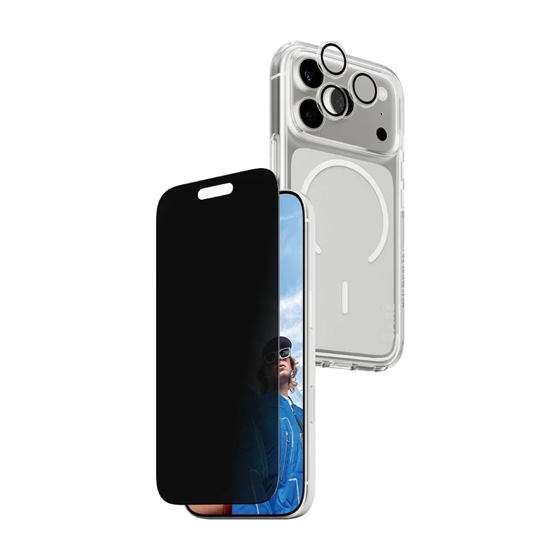 PanzerGlass CARE Flagship 3-i-1-paket med integritetsskydd iPhone 17 Pro