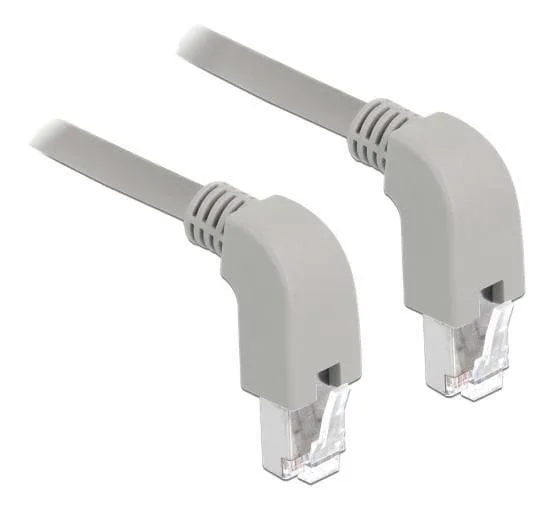 DeLock nätverkskabel RJ45 Cat 5e SF/UTP, nedåtvinklad, 0,5 m