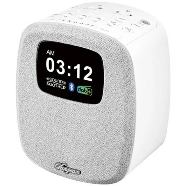 Bordsradio Sangean DCR-83 DAB+, FM Batteri-laddningsfunktion, Väckningsfunktion Svart