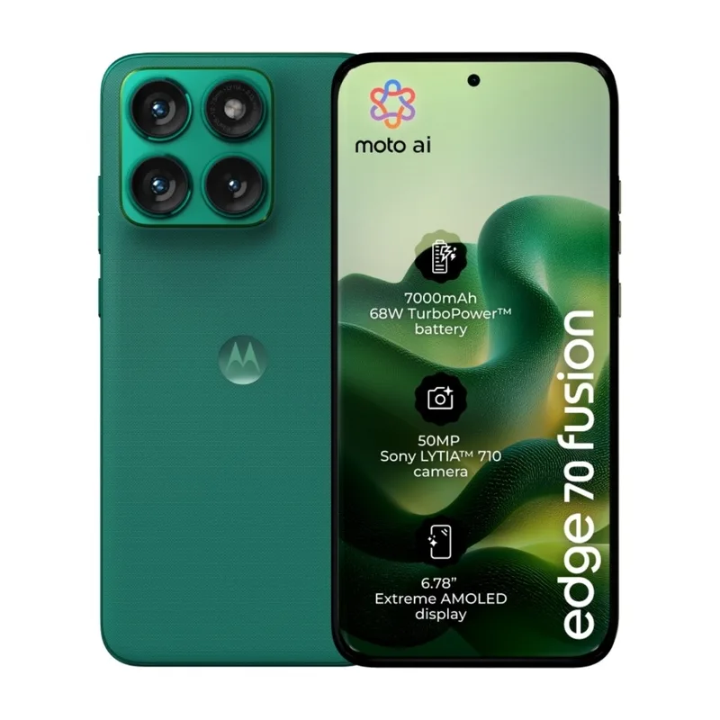 Motorola Edge 70 Fusion 256 GB, Sporting Green