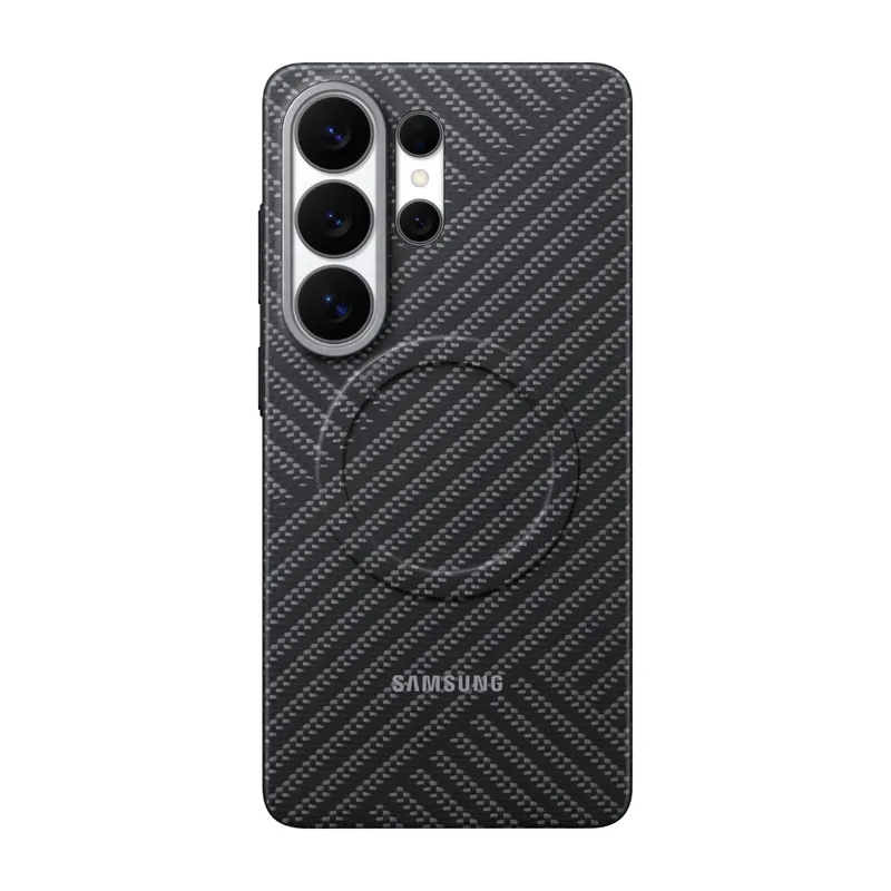 Samsung Galaxy S26 Ultra Carbon Magnet skal, grå