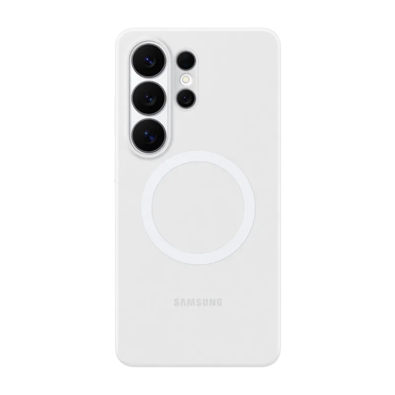 Samsung Galaxy S26 Ultra Silicone Magnet-skal, vit