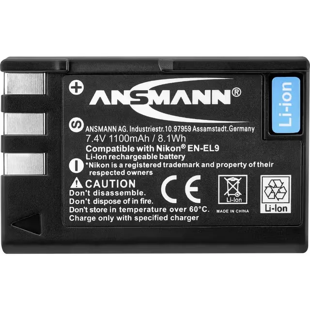 ANSMANN A-Nik EN EL 9 kamerabatteri