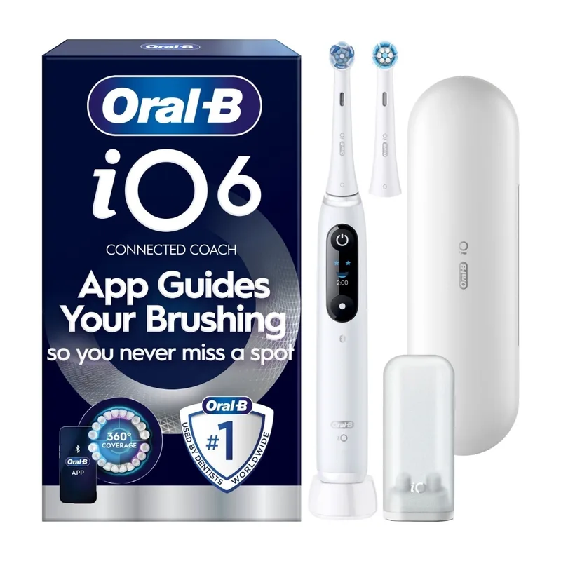 Oral-B iO6 elektrisk tandborste 067652 (vit)
