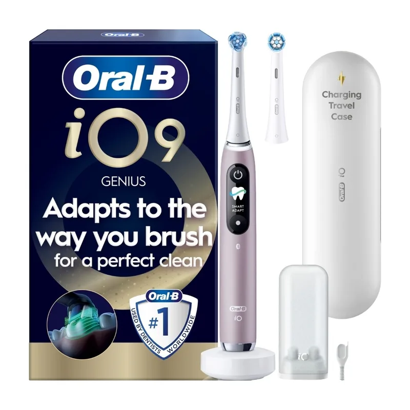 Oral-B iO9 elektrisk tandborste 067935 (Rose Quartz)