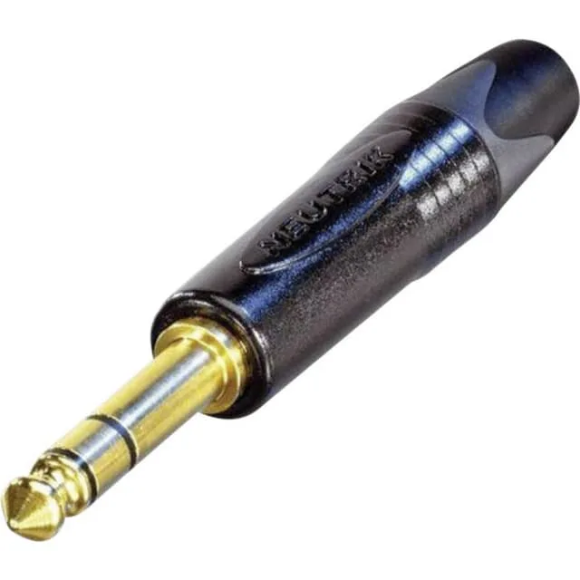 Neutrik NP3X-B NP3X-B Hörlursuttag 6.35 mm Kontakt hane