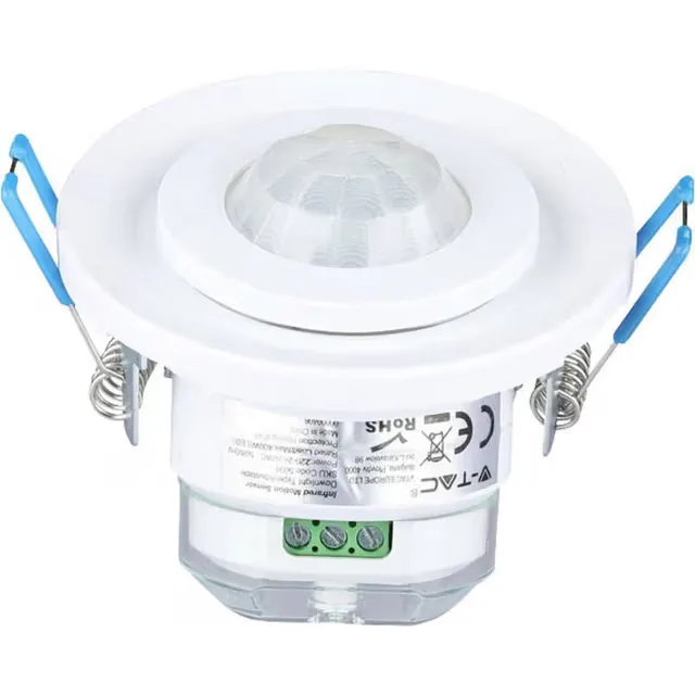 V-TAC 5091 Rörelsedetektor Infälld 360 ° Vit IP20