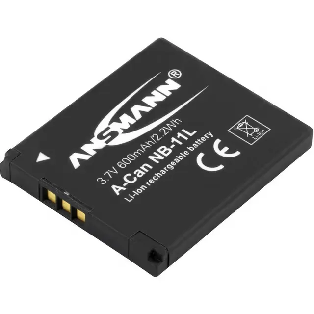 Ansmann A-Can NB 11L Kamerabatteri Ersättning originalbatteri NB-11L, NB-11LH 3.7 V 600 mAh