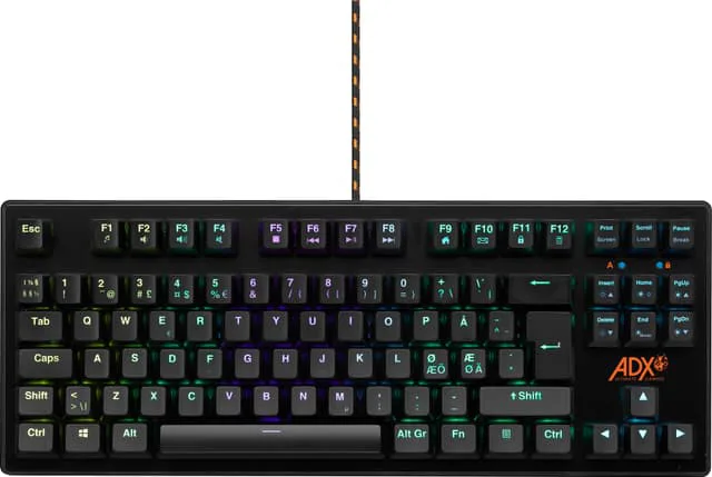 ADX tenkeyless RGB mekaniskt tangentbord gaming