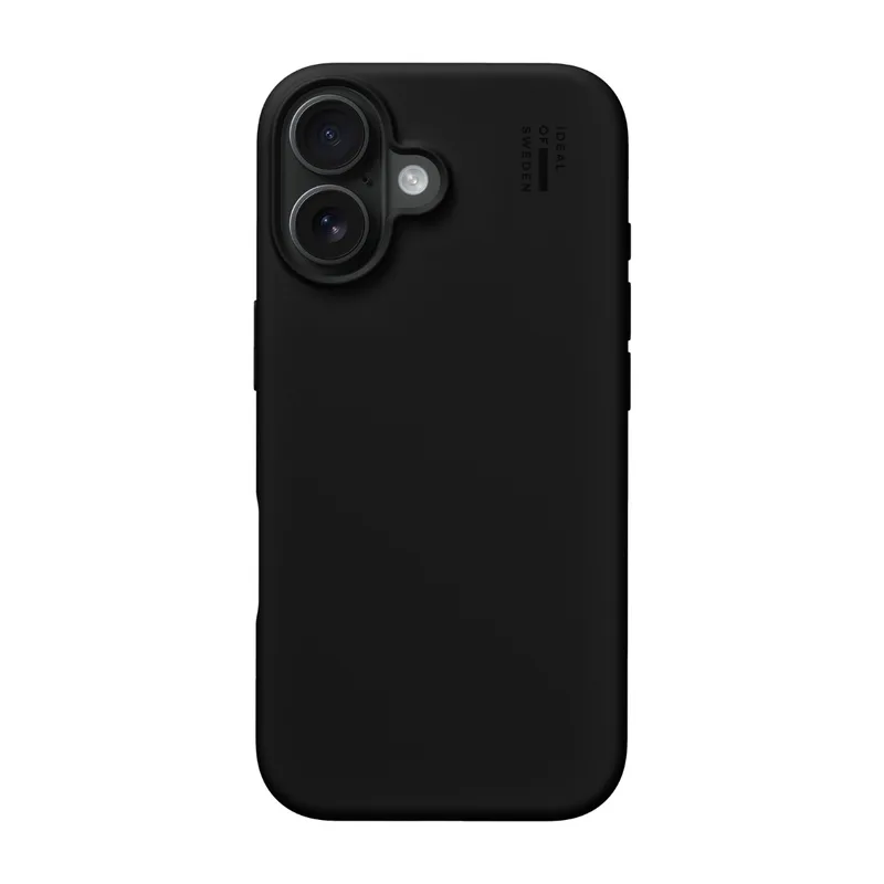 iDeal of Sweden Silicone iPhone 16 fodral (svart)