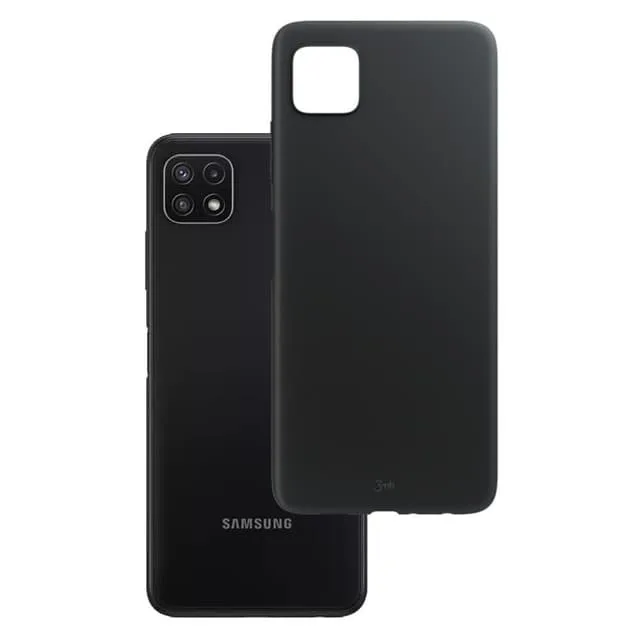 3MK Matt fodral till Samsung Galaxy A22 4G, svart