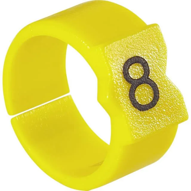 TE Connectivity 9-1768044-8 STD12Y-0 Märkningsclip