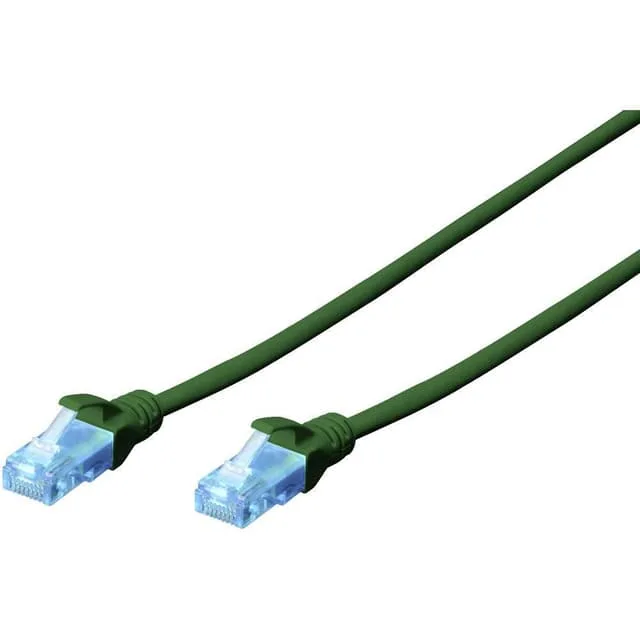 Digitus DK-1512-010/G RJ45 Nätverk Anslutningskabel