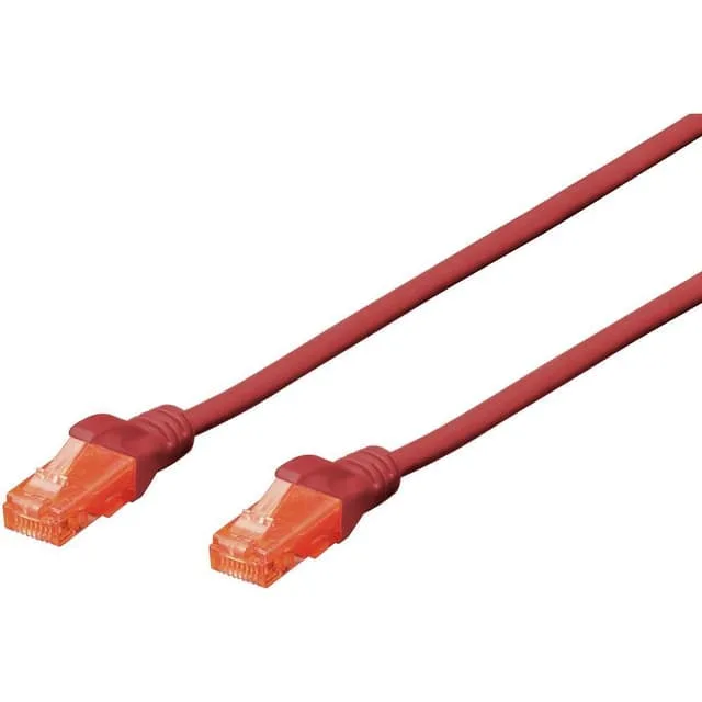 Digitus DK-1612-005/R RJ45 nätverkskabel, 0,5 m