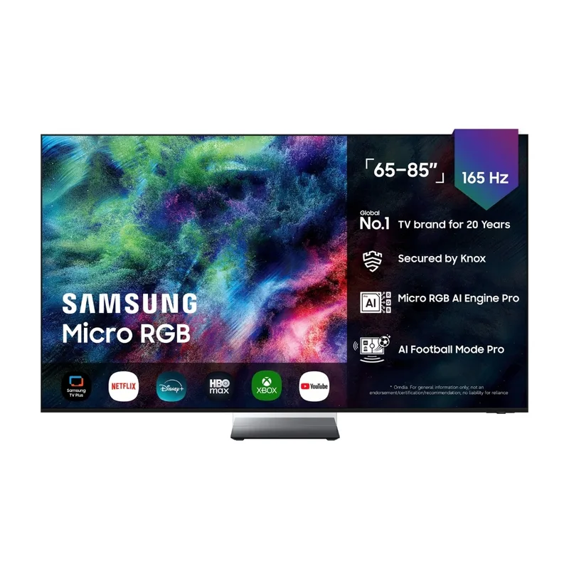 Samsung R95H 65" 4K Micro RGB Smart TV (2026)