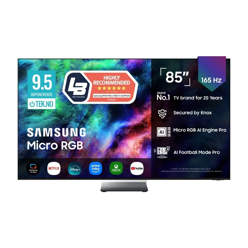 Samsung R95H 85" 4K Micro RGB Smart TV (2026)