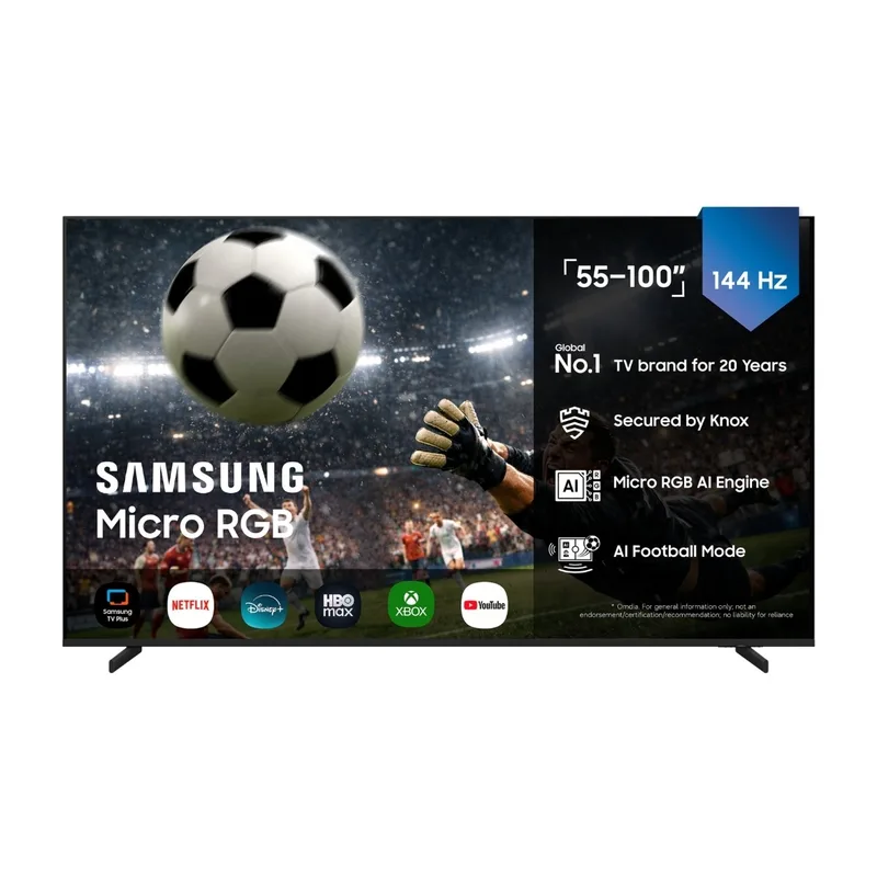Samsung R85H 65" 4K Micro RGB Smart TV (2026)