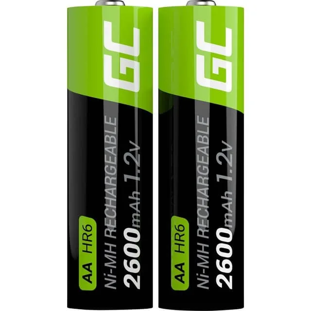 Green Cell HR6 Laddbart batteri AA (R6) NiMH 2600 mAh