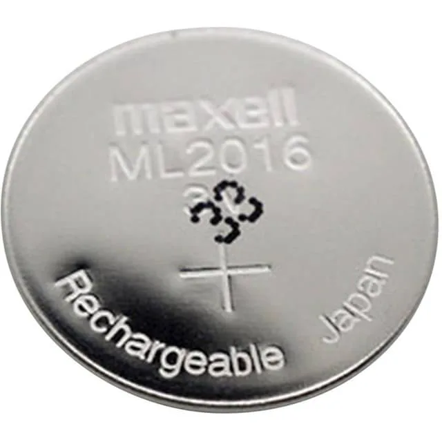 Maxell ML2016 Laddbart batteri Knappcell ML 2016 Litium