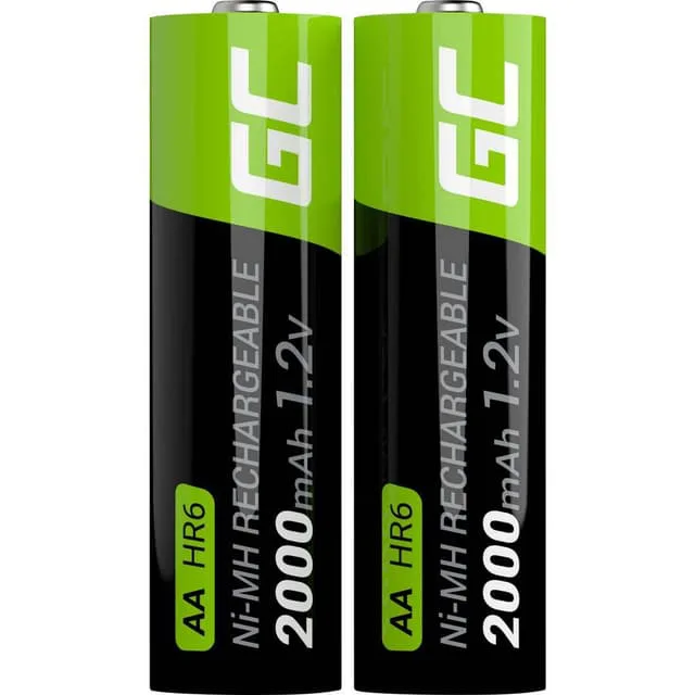 Green Cell HR6 Laddbart batteri AA (R6) NiMH 2000 mAh