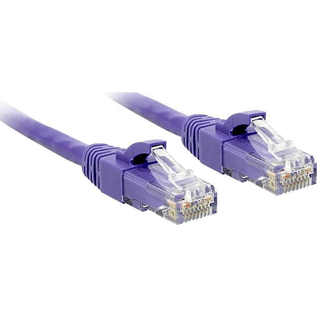 LINDY 48125 RJ45 Nätverk Anslutningskabel CAT 6 U/UTP