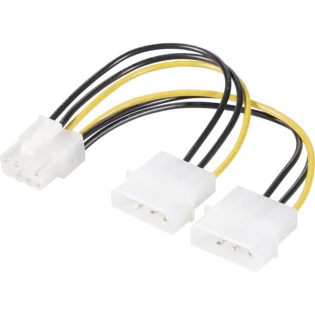 Renkforce Ström Y-kabel [2x IDE-ström 4-pol hane