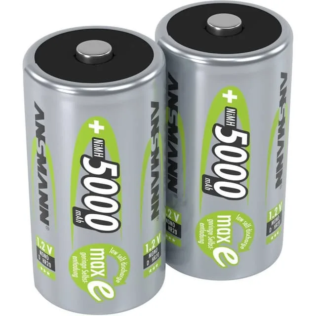 ANSMANN batteri - 2 x D