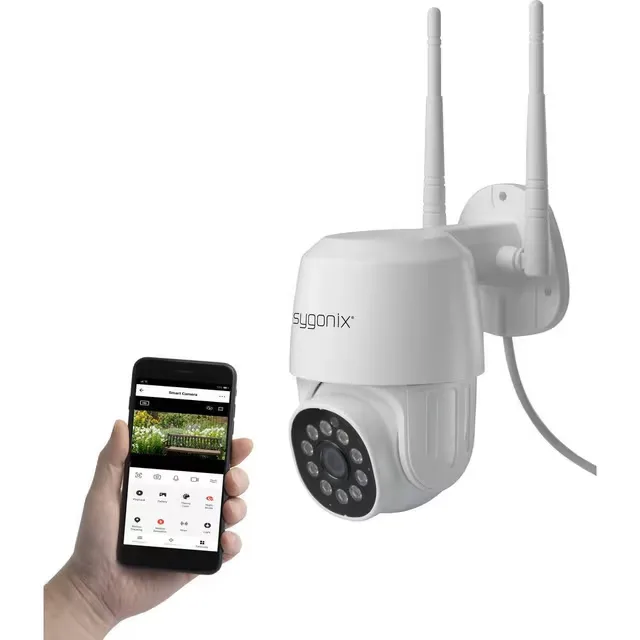 Övervakningskamera Sygonix PTZ WLAN SY-4760960 N/A N/A