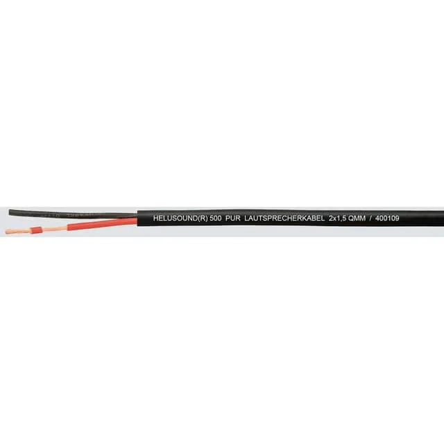 Helukabel 400109 Högtalarkabel 2 x 1.50 mm² Svart, Röd