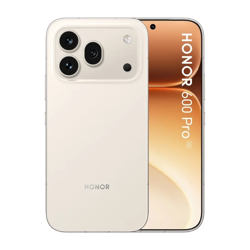 HONOR 600 Pro smartphone 12/512GB (gyllenvit)