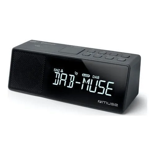 Muse M-172 DBT klockradio DAB+ FM Bluetooth, dubbla alarm, NFC