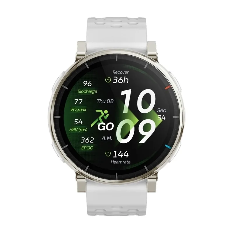 Amazfit Active 3 1,32-tums smartwatch, vit