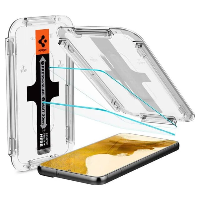 Spigen EZ-Fit Glas.tR 2-Pack Samsung Galaxy S22