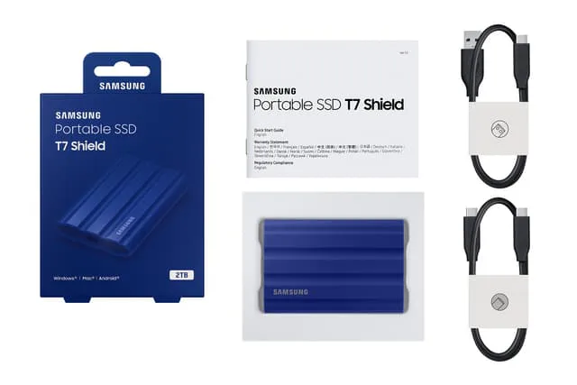 Samsung T7 Shield Sand 2TB