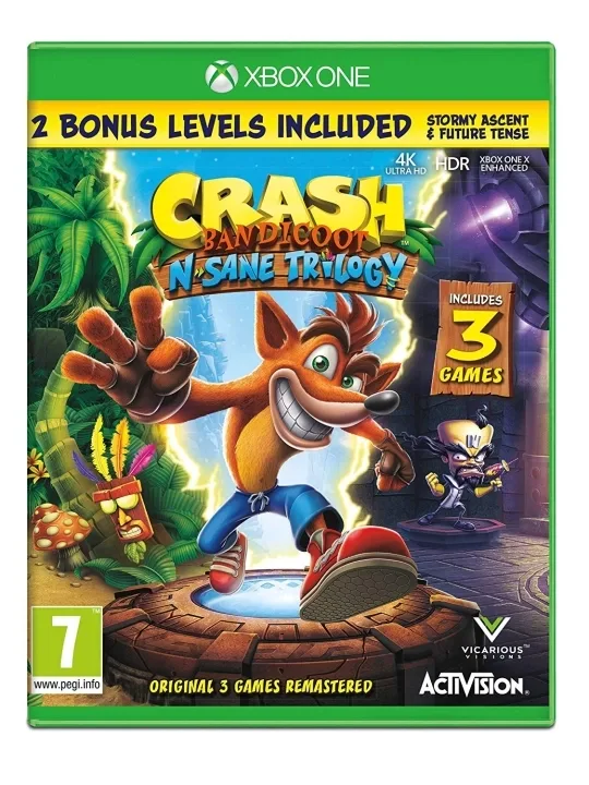 Crash Bandicoot N'Sane Trilogy Remastered (Xbox One)