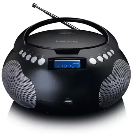 Lenco Bärbar radio, CD/MP3-spelare med USB och Bluetooth®