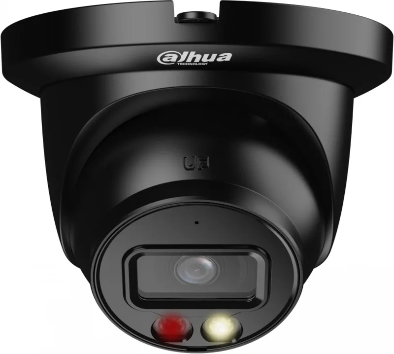 Dahua IPC-HDW2849TM-S-IL-0280B-BLACK 8MP Smart Dual Light WizSense nätverkskamera, fast fokus