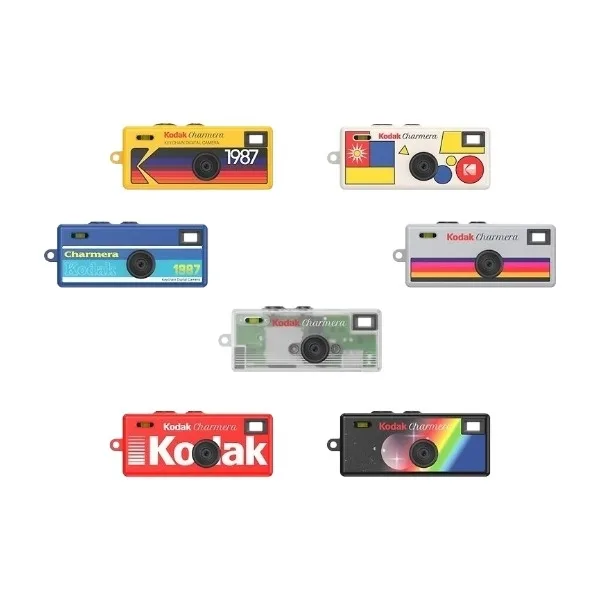 Kodak Charmera digital nyckelringskamera, flerfärgad