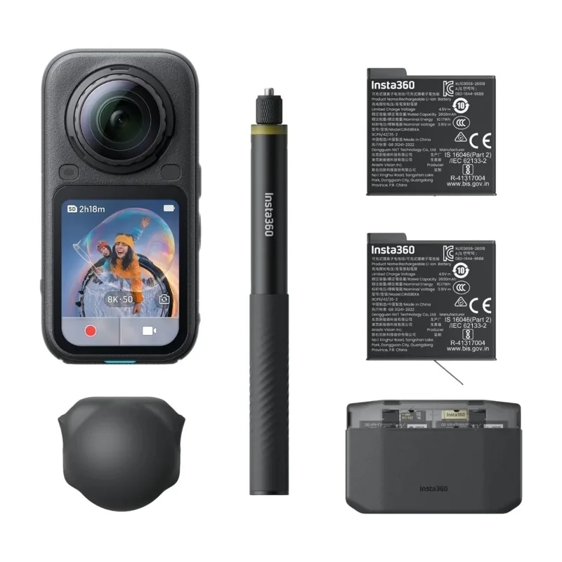 Insta360 X6 Essentials Bundle actionkamera, Midnight Black