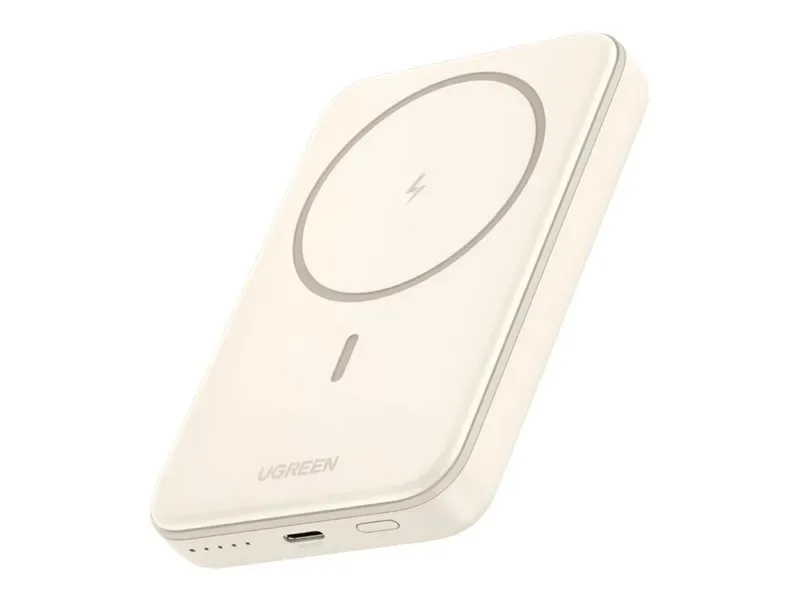 UGREEN 10000 mAh mini-powerbank trådlös 20 W med MagSafe, vit