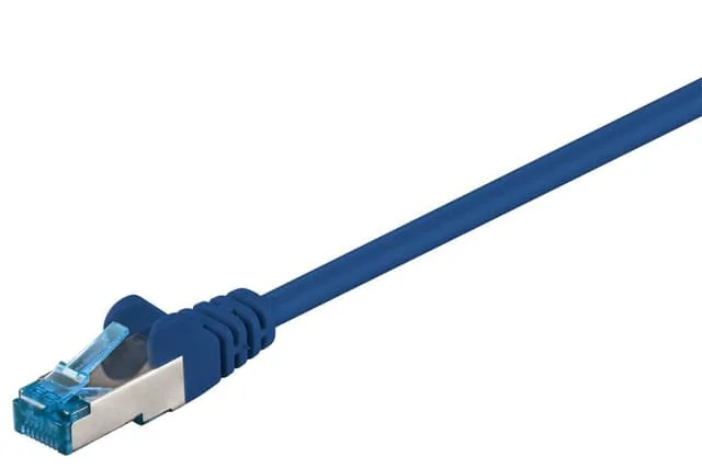 Goobay Patchkabel CAT 6A, S/FTP (PiMF), blå, 30 m