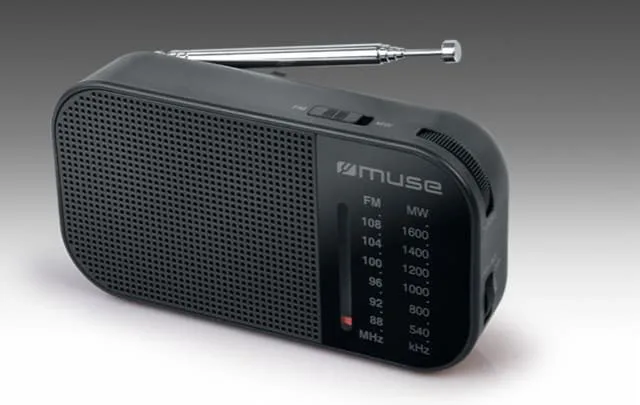 Muse M-025 R, Bärbar radio, Svart