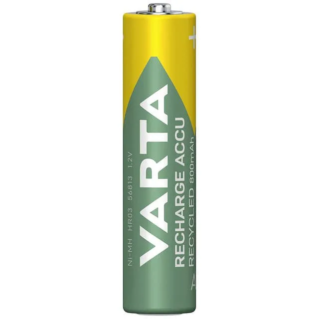 Varta RECH.AC.RECYC.AAA800mAh BLI2 Laddbart batteri AAA